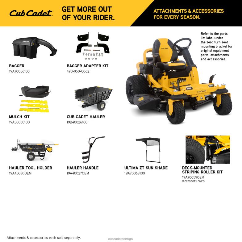 Cub Cadet zts2 50 equipamento RDL4812
