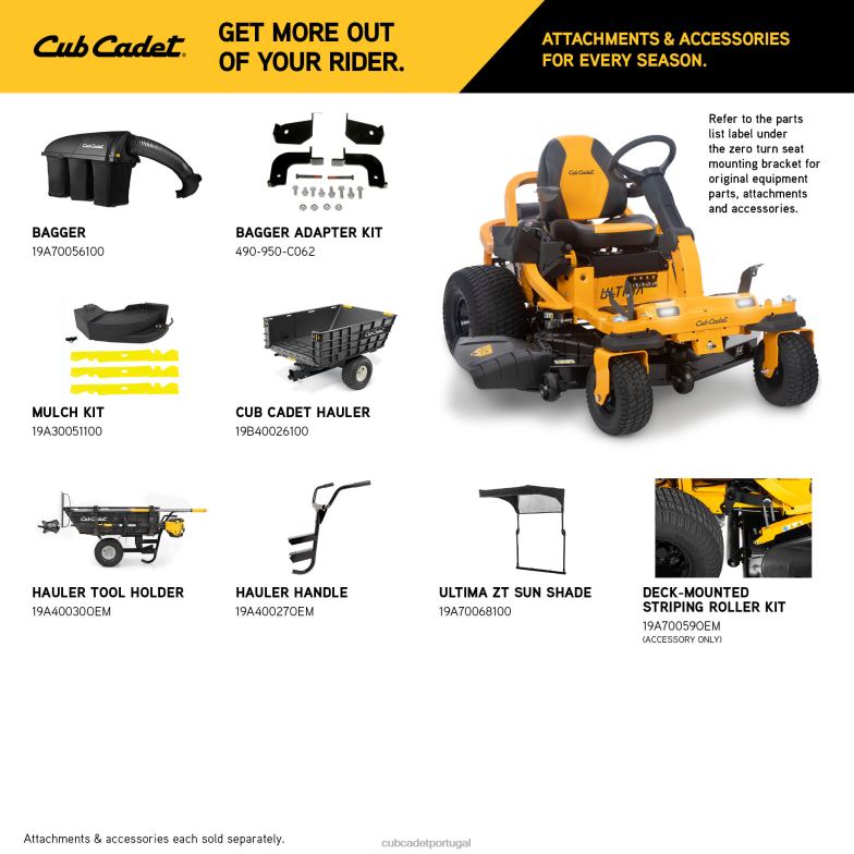 Cub Cadet zts2 54 equipamento RDL4813