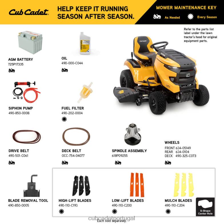 Cub Cadet xt1 lt50 fabuloso equipamento RDL4837