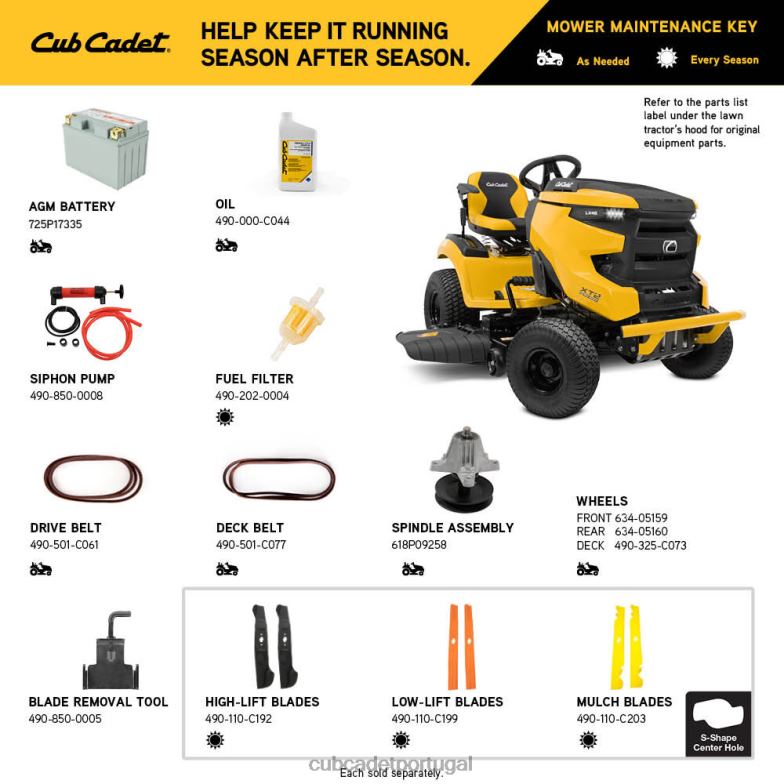 Cub Cadet xt2 lx46 equipamento RDL4838