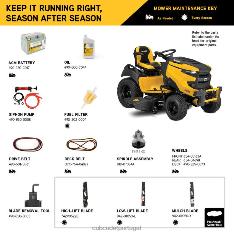 Cub Cadet xt2 slx50 equipamento RDL4846