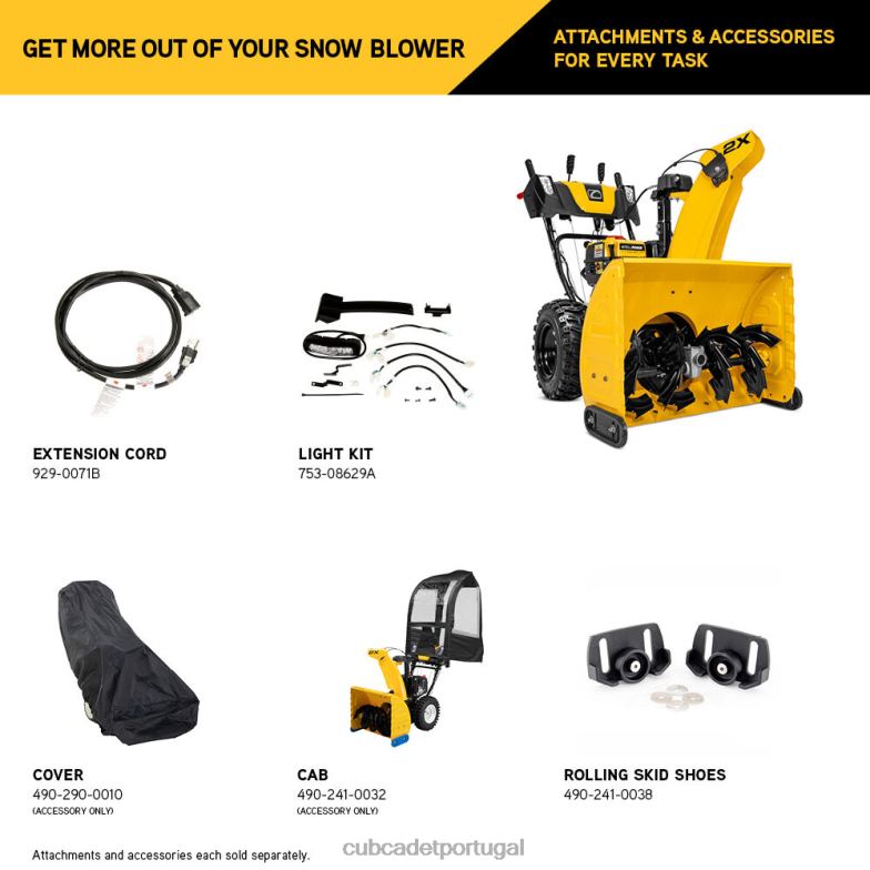 Cub Cadet 2 sopradores de neve intellipower de 28