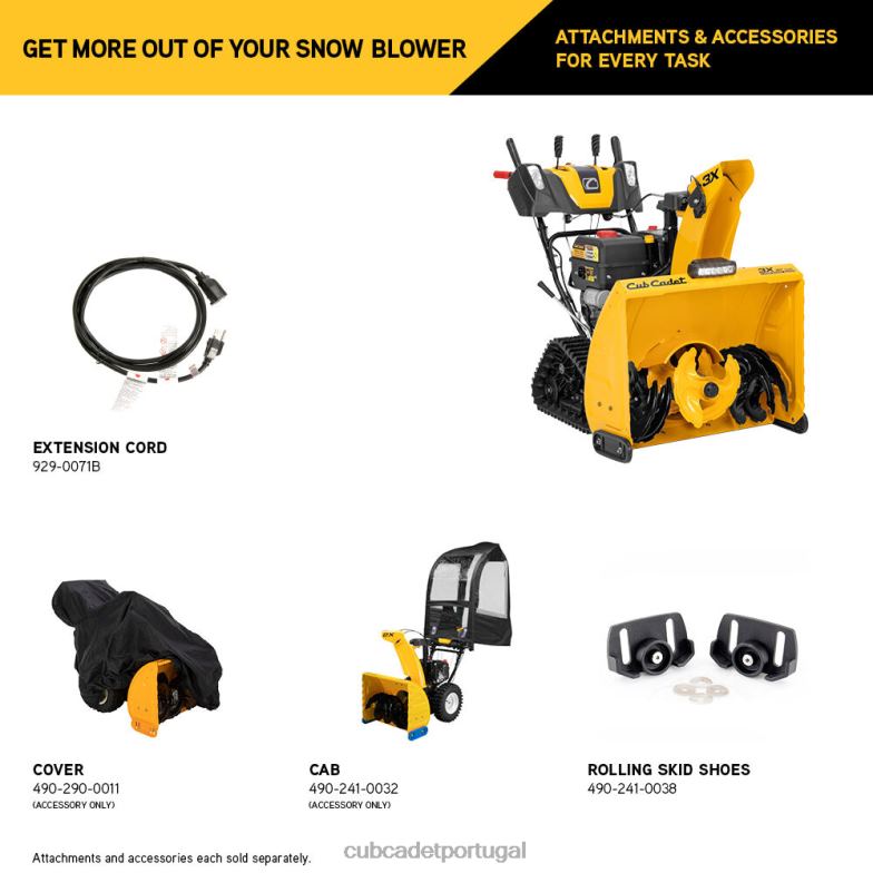 Cub Cadet Soprador de neve 3x 30