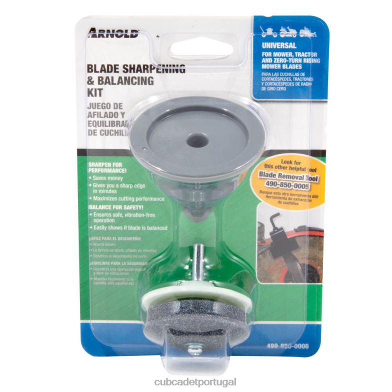 Cub Cadet kit de afiador de lâmina e balanceador de cortador de grama acessório RDL48208